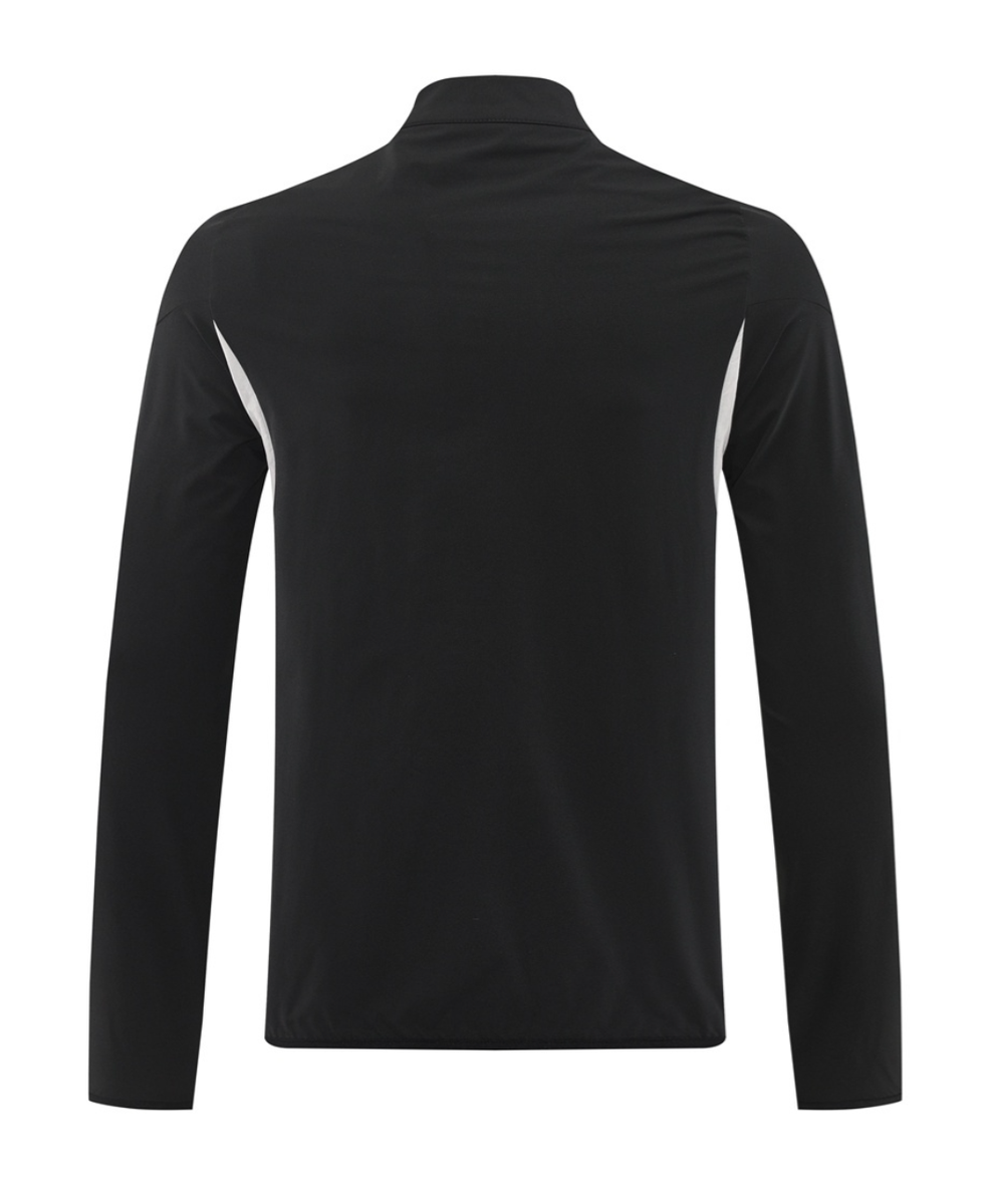 Newcastle United 25/26 Men's Black Long Zip Windbreaker