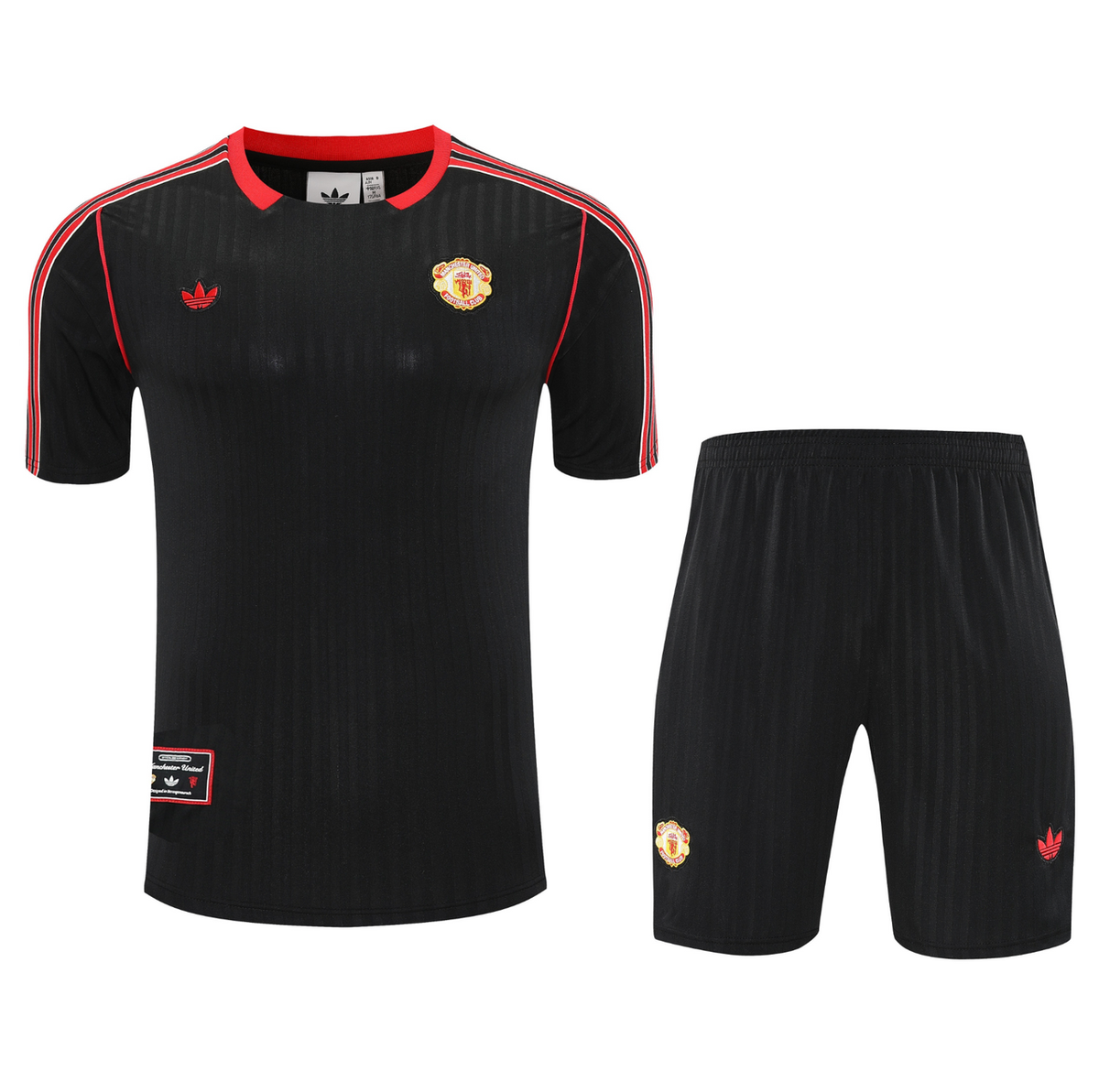 Manchester United 25/26 Men's Black-Red Terrace Icon Shirt