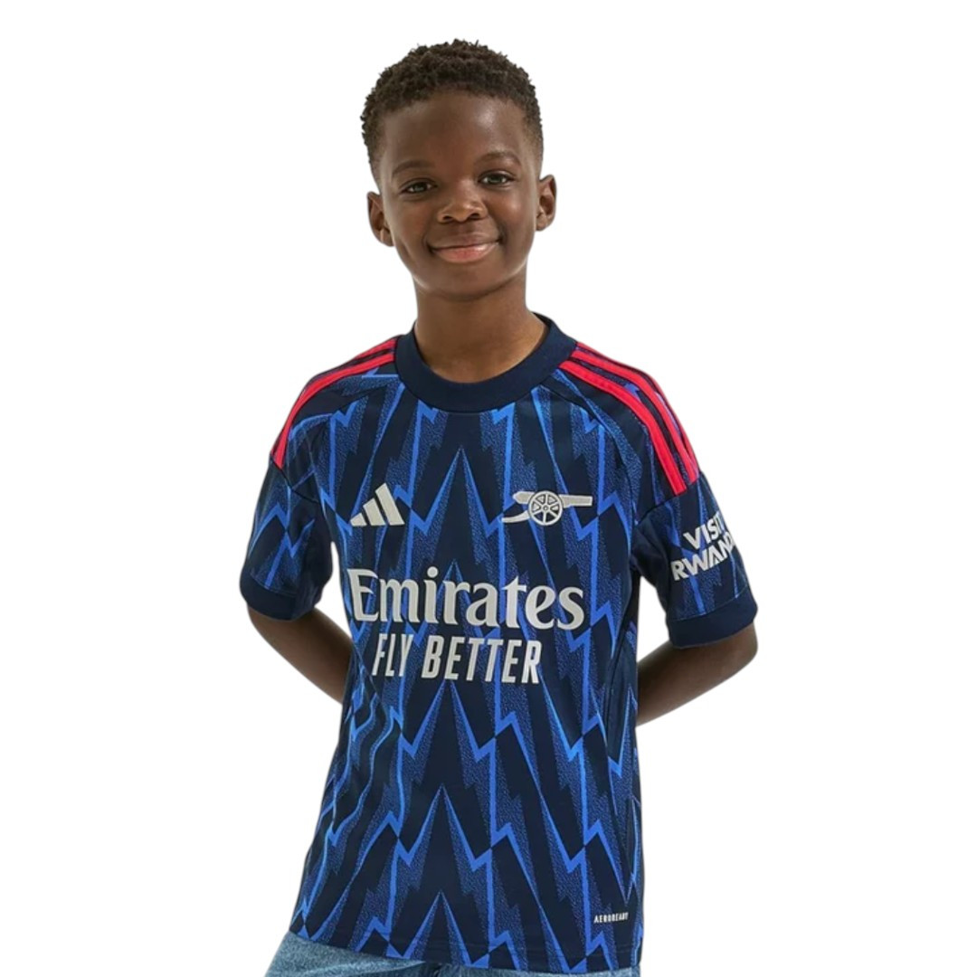 ØDEGAARD #8 Arsenal 25/26 Kid's Away Mini-Kit - PL Font