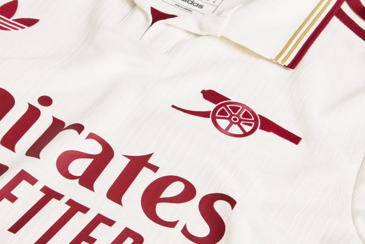SAKA #7 Arsenal 25/26 Authentic Men's Third Shirt - Arsenal Font
