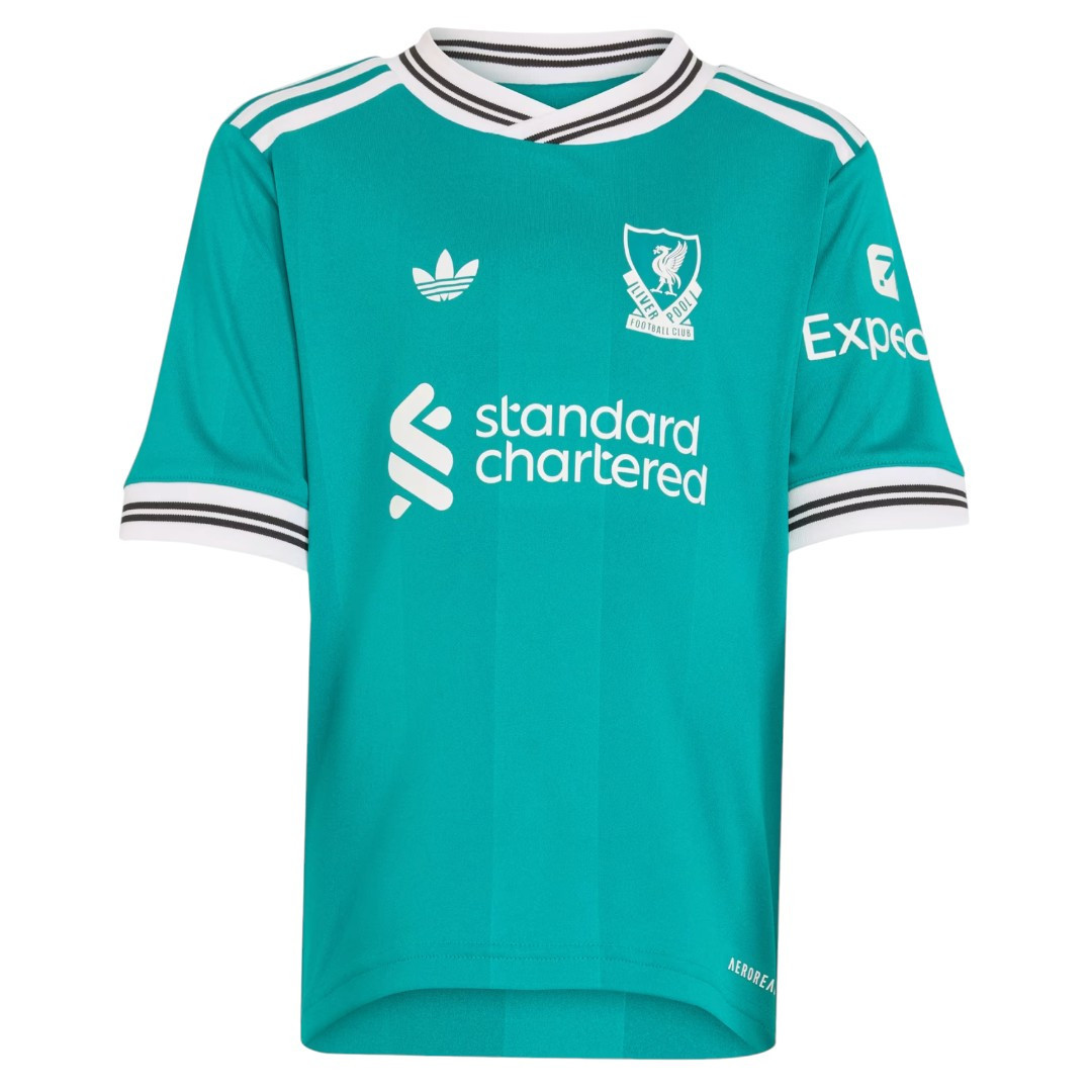 M.SALAH #11 Liverpool 25/26 Kid's Third Mini-Kit - Liverpool Font