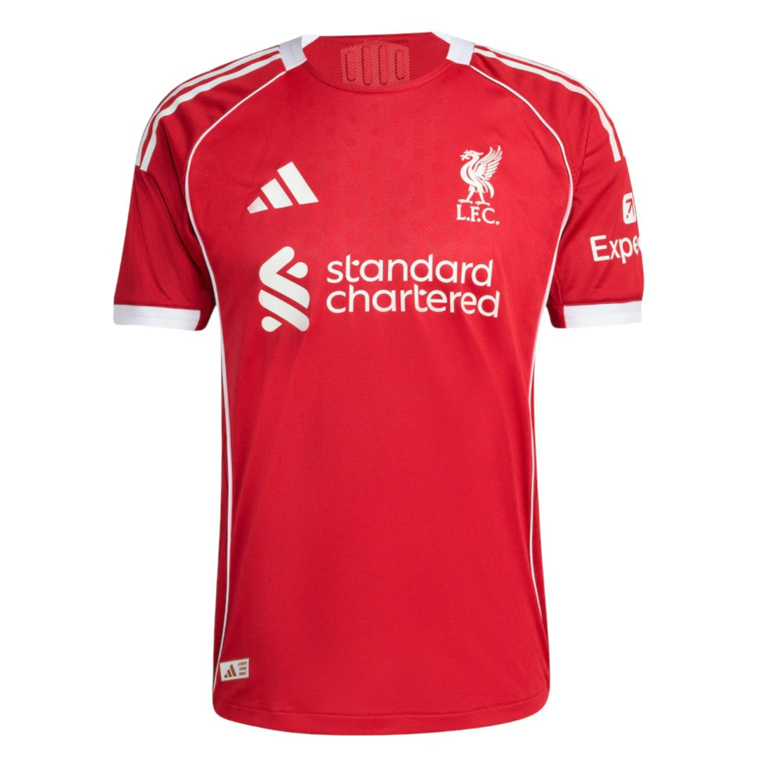 ISAK #9 Liverpool 25/26 Authentic Men's Home Shirt - Liverpool Font