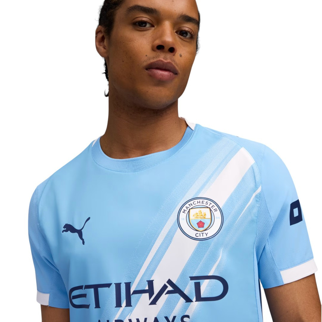 HAALAND #9 Manchester City 25/26 Authentic Men's Home Shirt - City Font