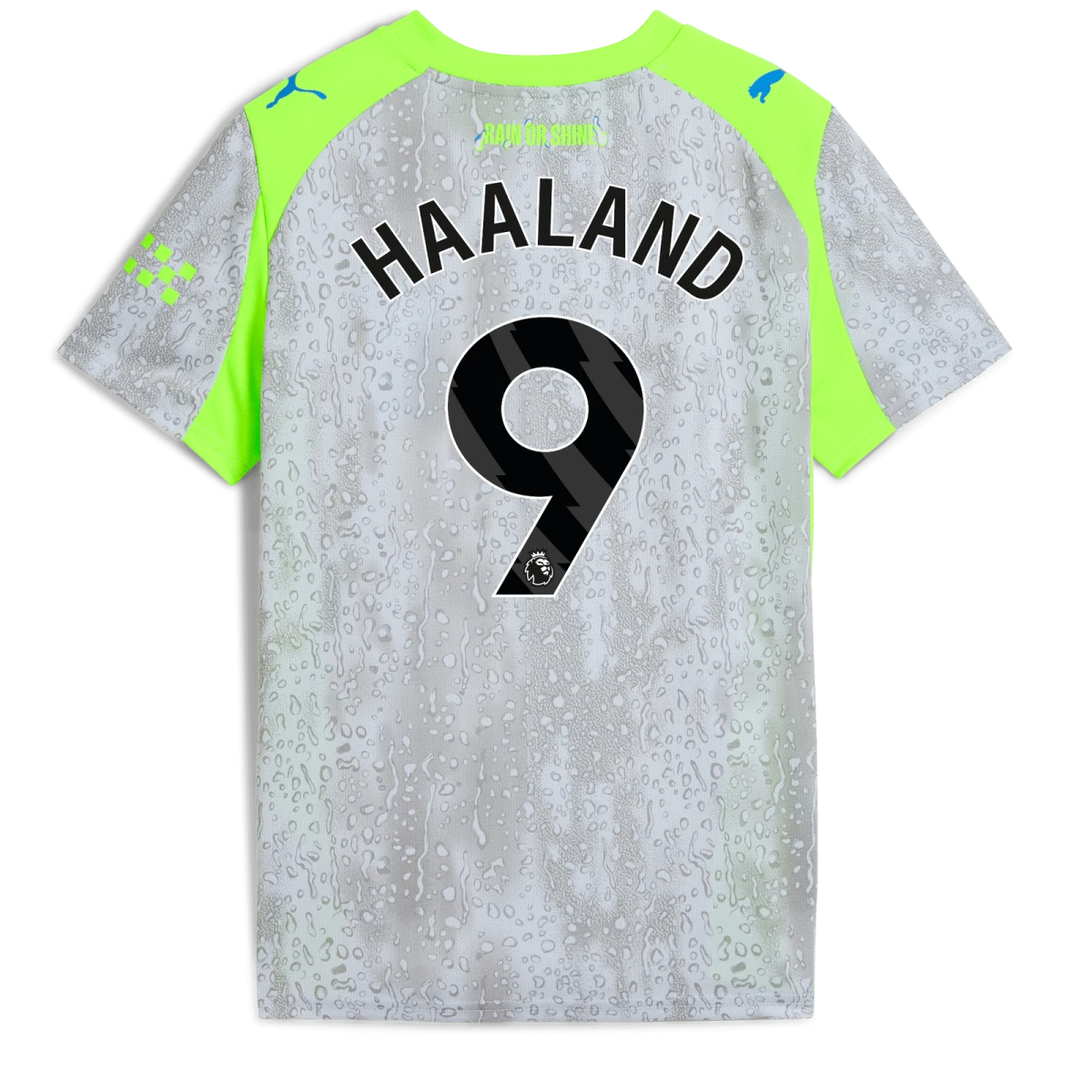 HAALAND #9 Manchester City 25/26 Authentic Men's Third Shirt - PL Font