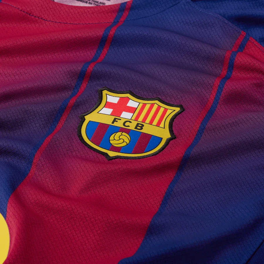LAMINE YAMAL #10 Barcelona 25/26 Stadium Men's Home Shirt - La Liga Font