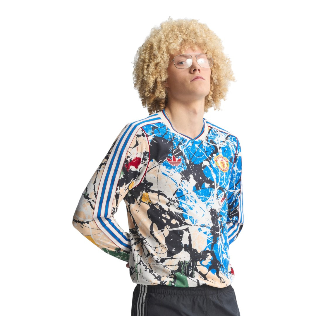 Manchester United 25/26 Men's Stone Roses Long Sleeve Shirt