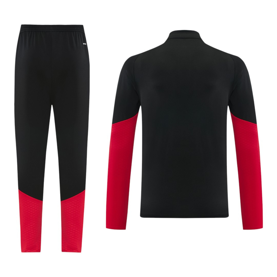 Germany 2026 Men's Black Short Zip Tracksuit