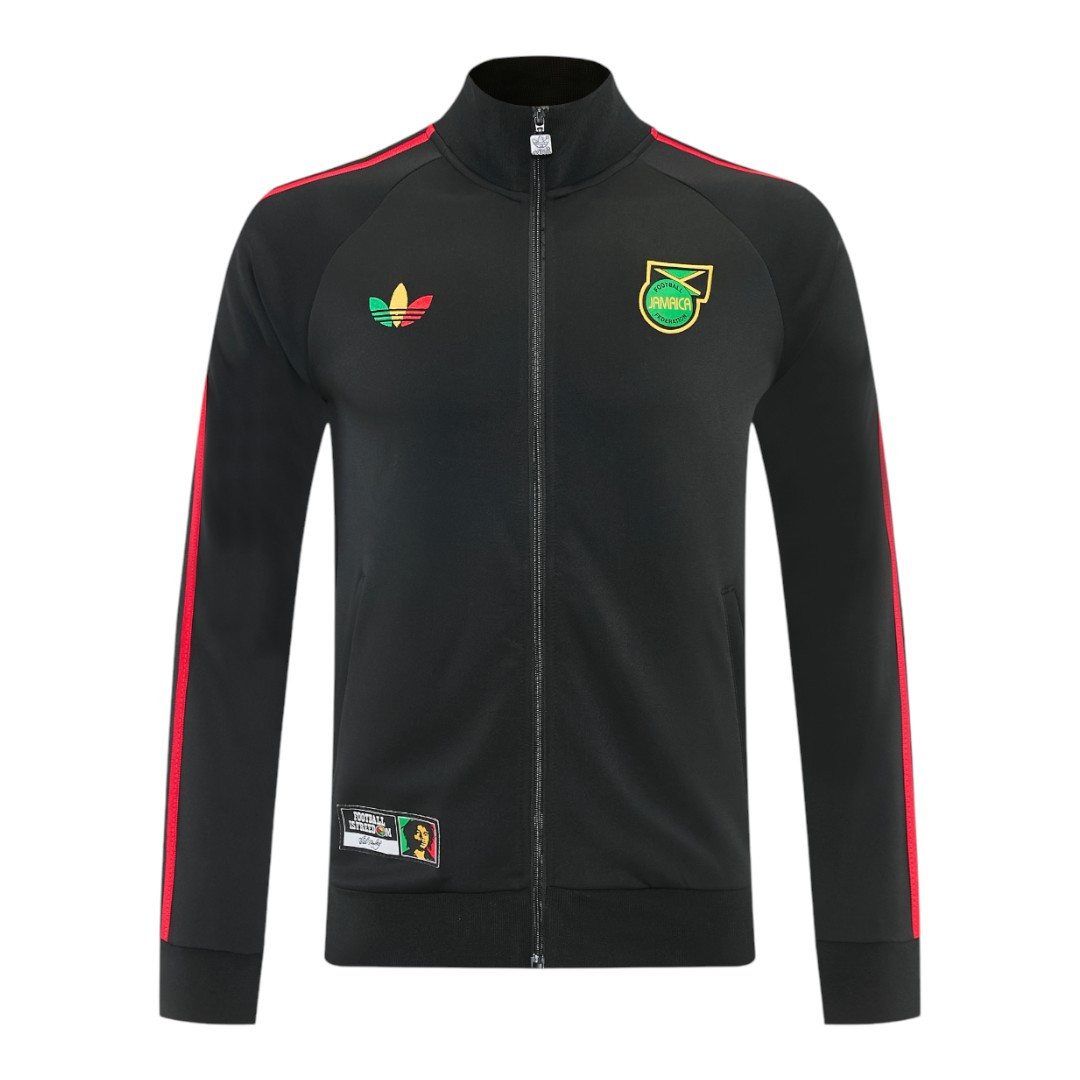 Jamaica 2026 Men's Black Long Zip Jacket