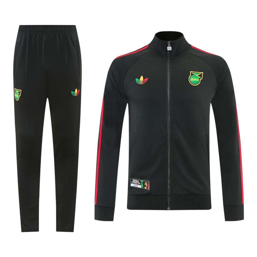Jamaica 2026 Men's Black Long Zip Jacket
