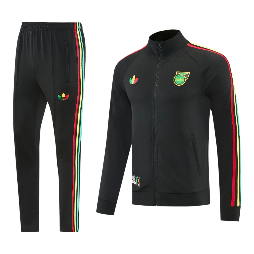 Jamaica 2026 Men's Black Long Zip Jacket