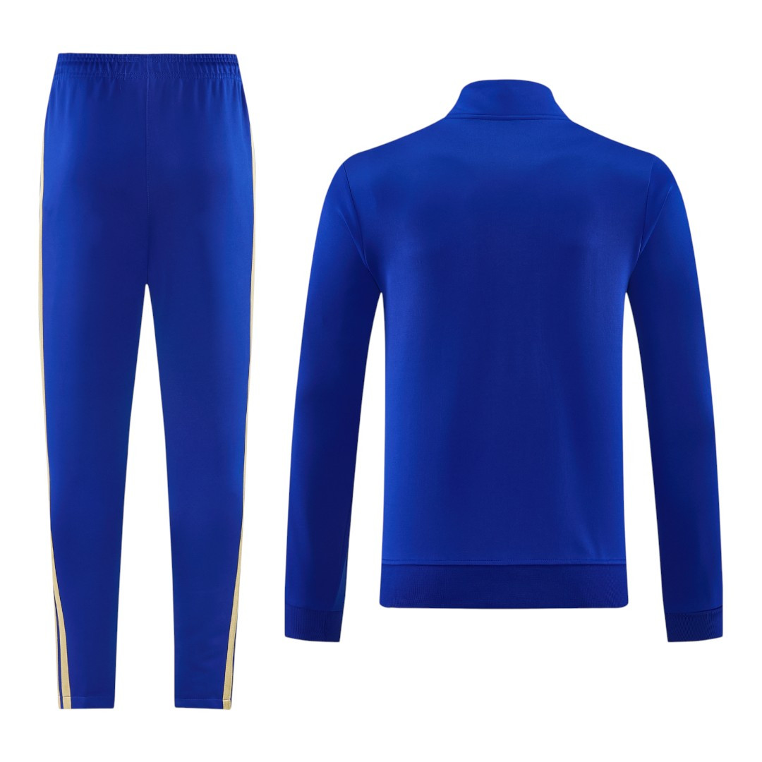 Italy 2026 Men's Blue Long Zip Jacket