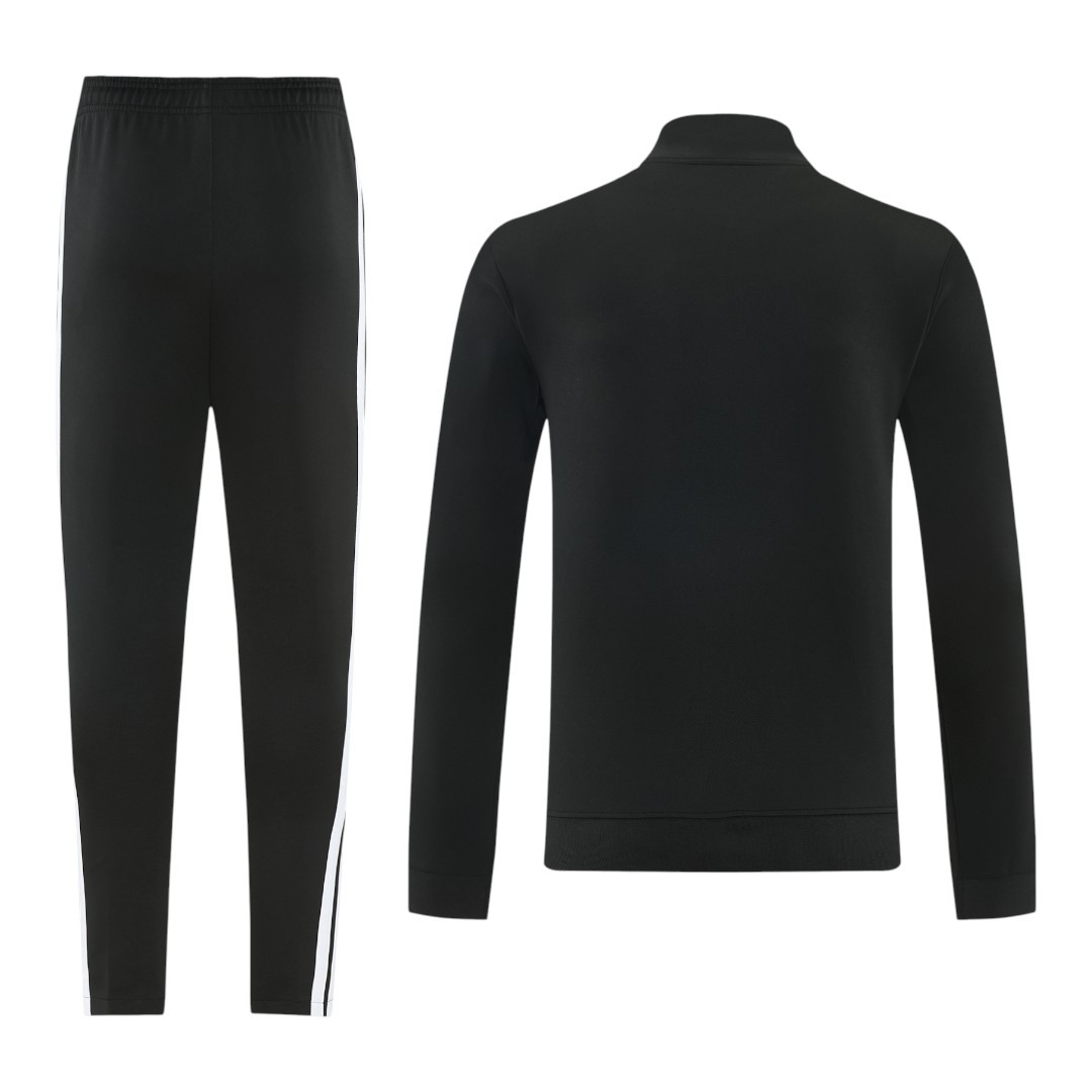 Germany 2026 Men's Black-White Long Zip Jacket