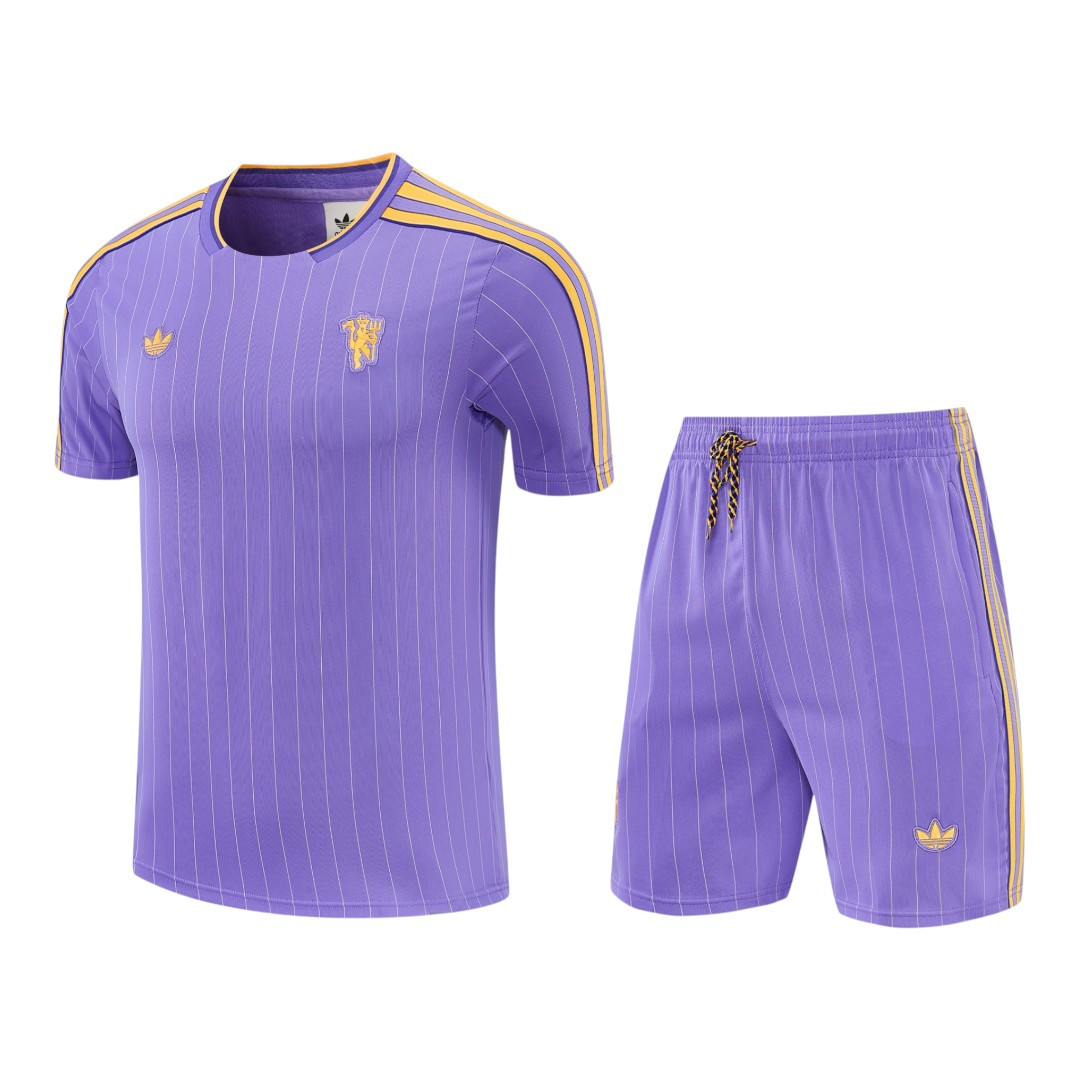 Manchester United 25/26 Men's Purple Terrace Icon Shirt