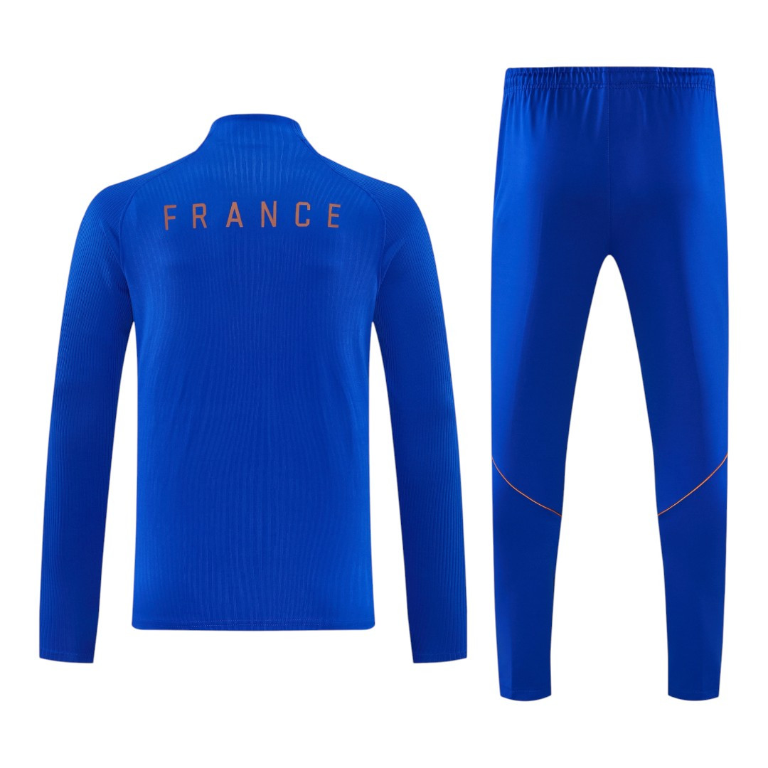 France 2026 Men's Navy Short Zip Tracksuit