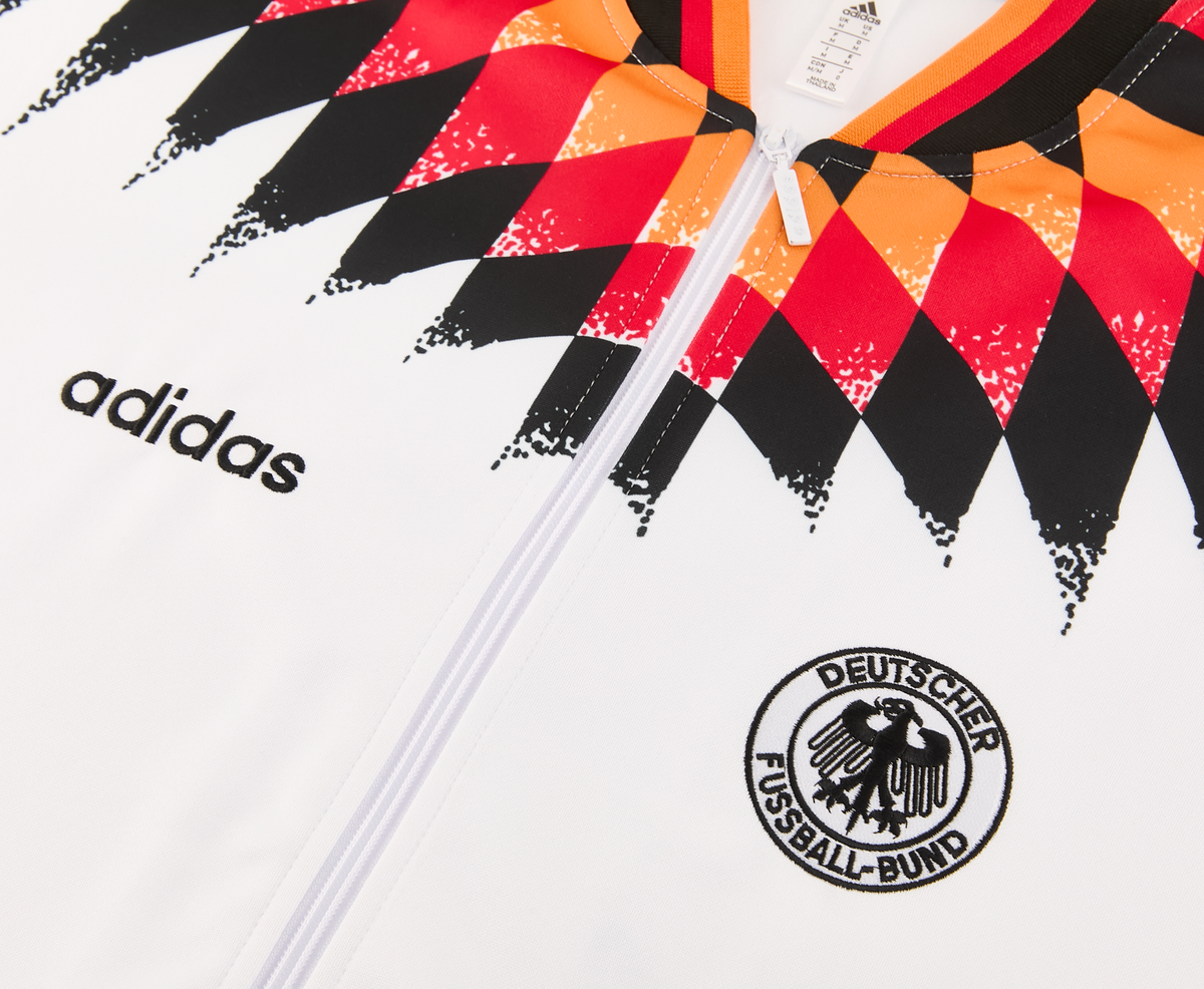 Germany 2026 Men's Remake White Long Zip Jacket