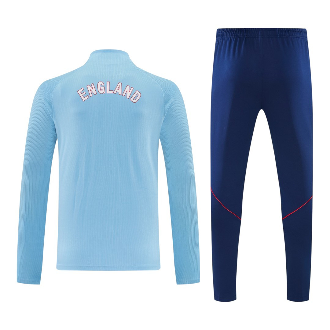 England 2026 Men's Sky Blue Short Zip Tracksuit