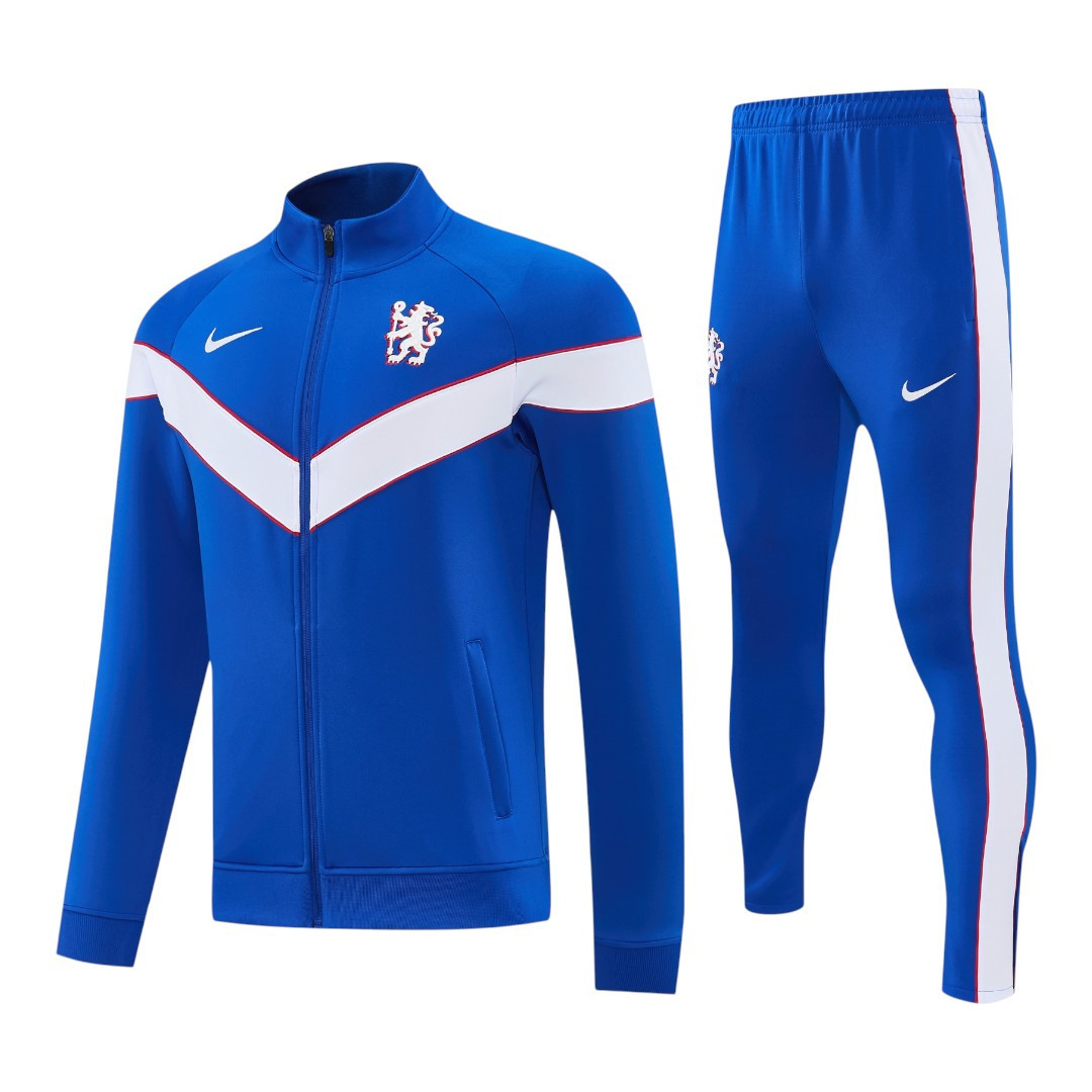 Chelsea 26/27 Men's Blue Long Zip Tracksuit