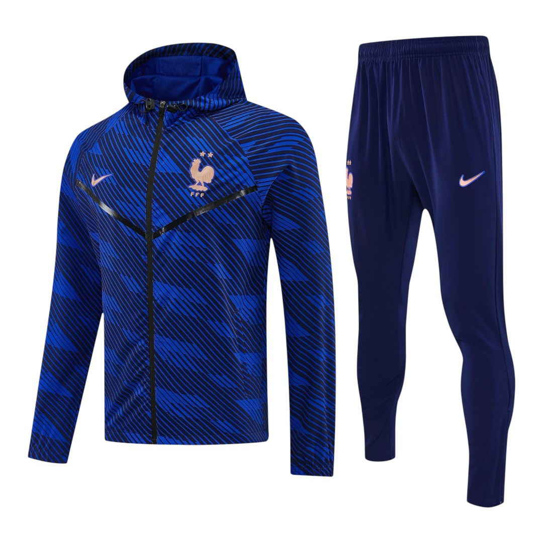 France 2026 Men's Navy Windbreaker Tracksuit