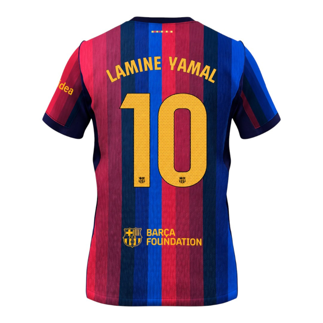 LAMINE YAMAL #10 Barcelona 26/27 Stadium Men's Home Shirt - La Liga Font
