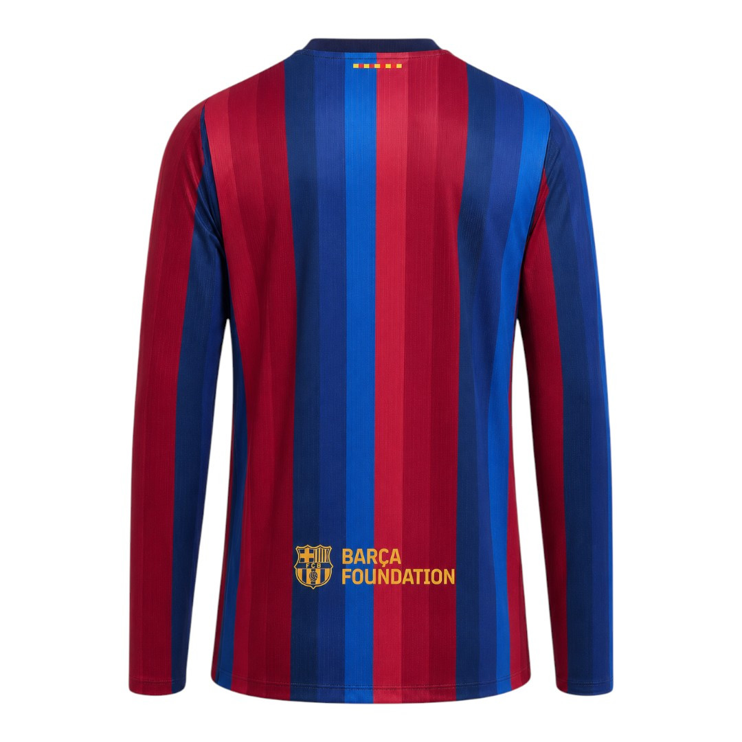 Barcelona 26/27 Men's Home Long Sleeve Shirt