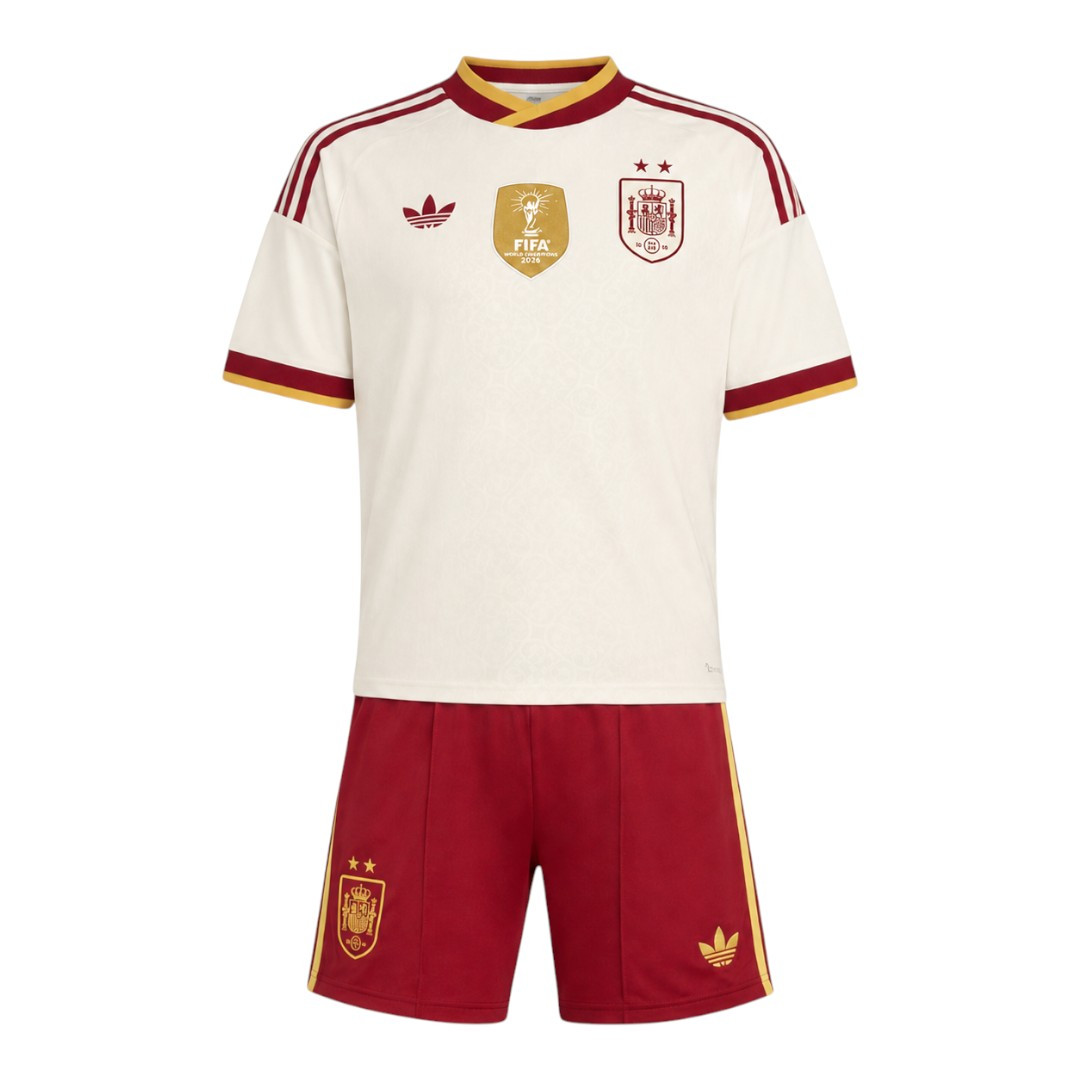 Spain 2026 World Cup Champions Kid's Away Set