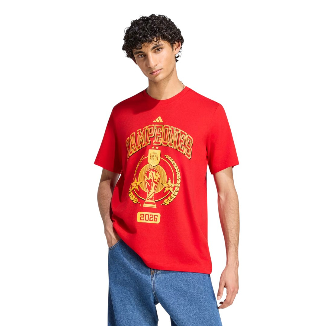 Spain 2026 Men's World Champions Red T-Shirt