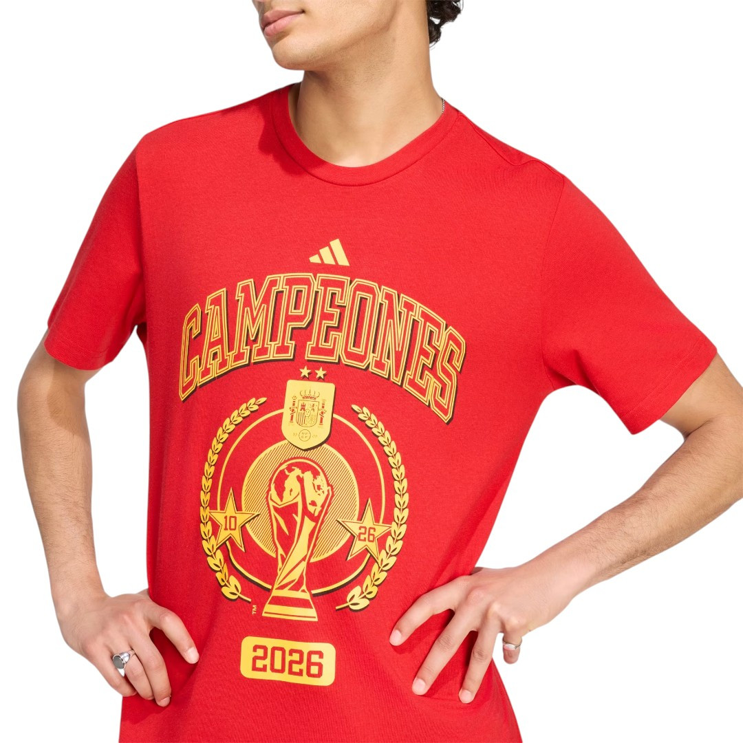 Spain 2026 Men's World Champions Red T-Shirt