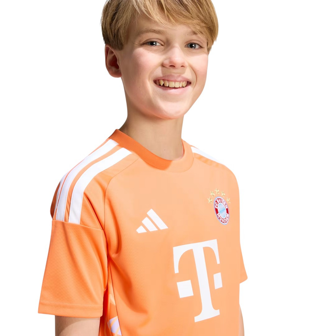 Bayern Munich 26/27 Kid's Orange Goalkeeper Set
