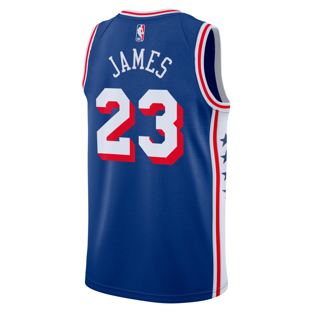 JAMES #23 Philadelphia 76ers 26/27 Men's Swingman Jersey - Icon