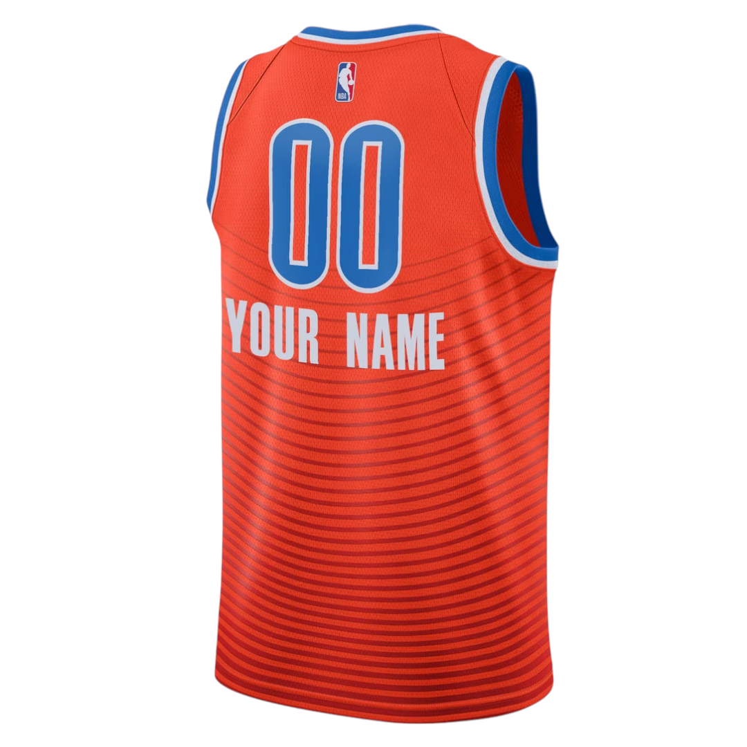 Oklahoma City Thunder 26/27 Men's Swingman Custom Jersey - Statement