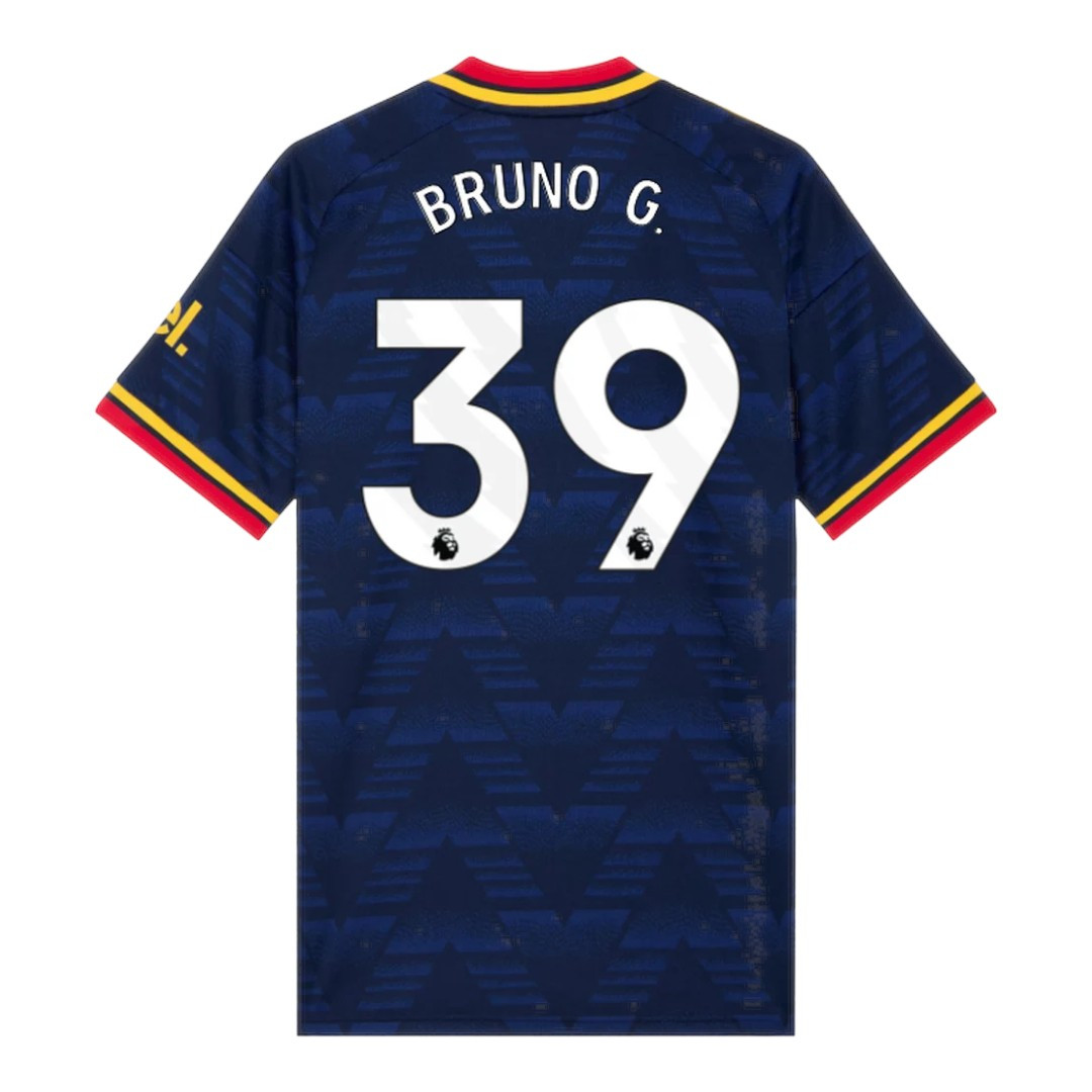 BRUNO G. #39 Arsenal 26/27 Stadium Men's Away Shirt - PL Font