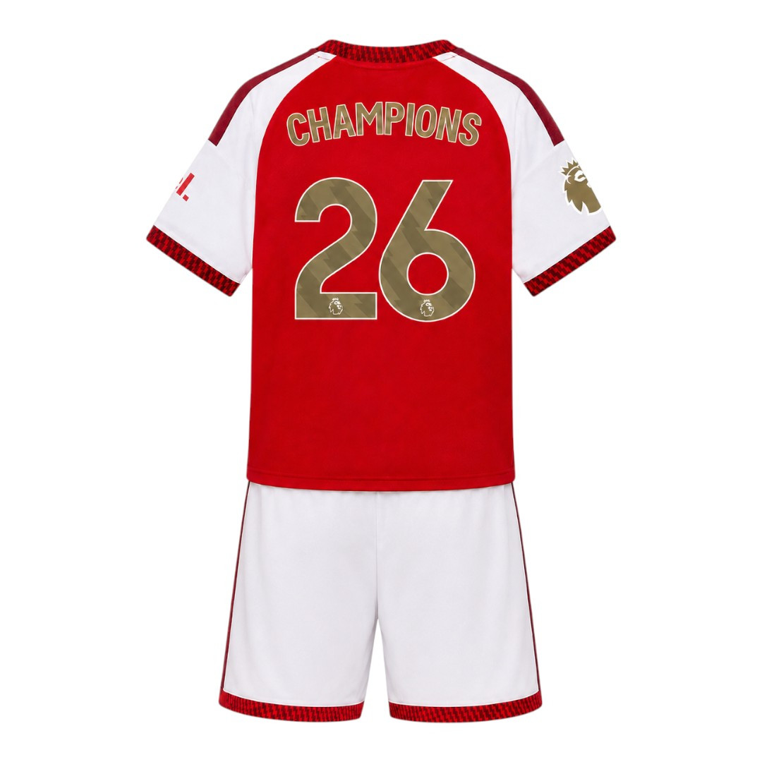 #26 CHAMPIONS Arsenal 26/27 Kid's Home Set