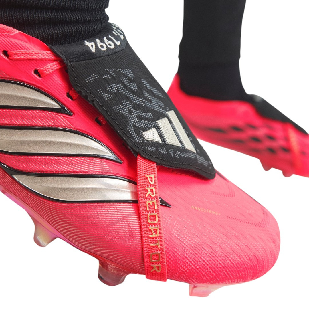 Predator Elite FG Fold-Over Tongue - Solar Red/Black