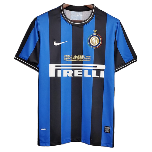 Inter Milan 09/10 Men's Home Retro Shirt UCL Edition
