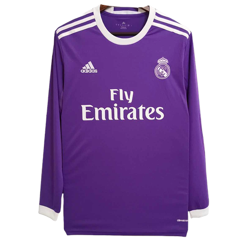 Real Madrid 16/17 Men's Away Retro Long Sleeve Shirt