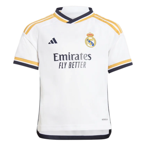 Real Madrid 23/24 Kid's Home Shirt and Shorts