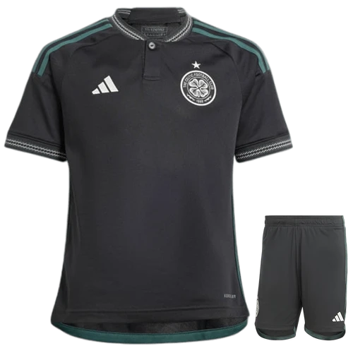 Celtic 23/24 Kid's Away Shirt and Shorts