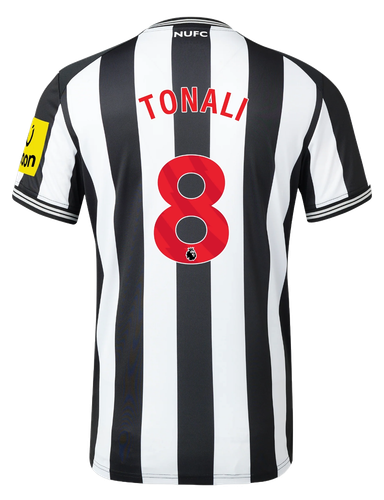 TONALI #8 Newcastle United 23/24 Stadium Men's Home Shirt - PL Font