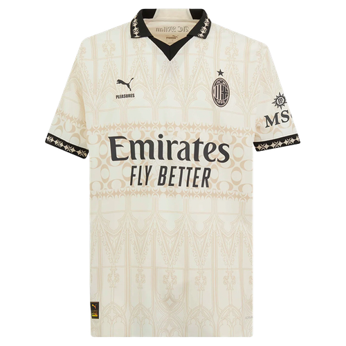 AC Milan X Pleasures 23/24 Authentic Men's Light Shirt