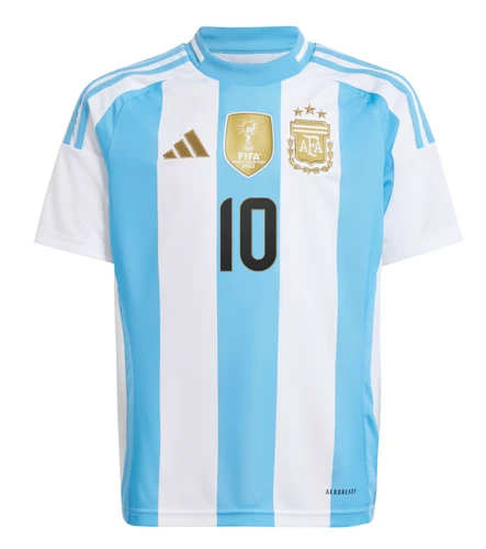 MESSI #10 Argentina 2024 Kid's Home Shirt and Shorts