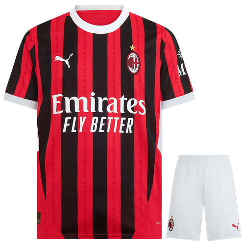 AC Milan 24/25 Kid's Home Shirt and Shorts