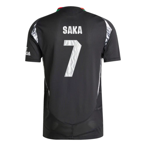 SAKA #7 Arsenal 24/25 Authentic Men's Away Shirt - Arsenal Font