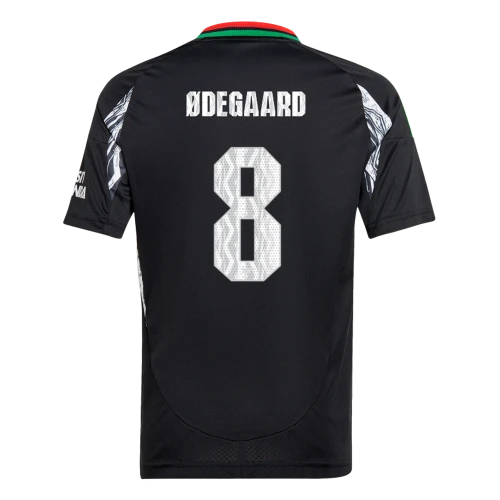 ØDEGAARD #8 Arsenal 24/25 Kid's Away Shirt and Shorts - Arsenal Font