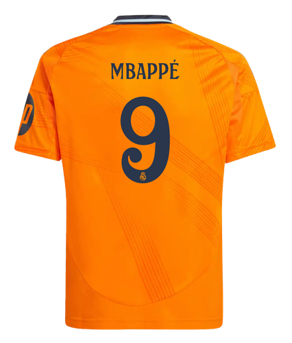 MBAPPÉ #9 Real Madrid 24/25 Kid's Away Shirt and Shorts