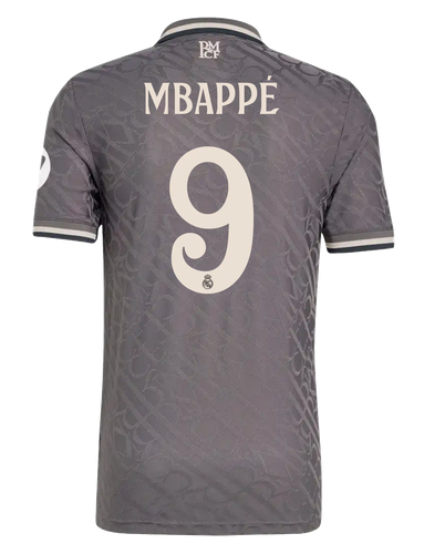 MBAPPÉ #9 Real Madrid 24/25 Authentic Men's Third Shirt