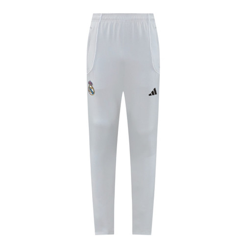 Real Madrid 25/26 Men's White Long Zip Jacket