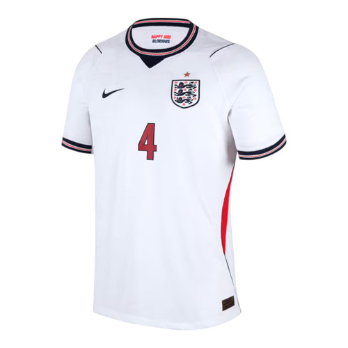 RICE #4 England 2026 Authentic Men's Home Shirt