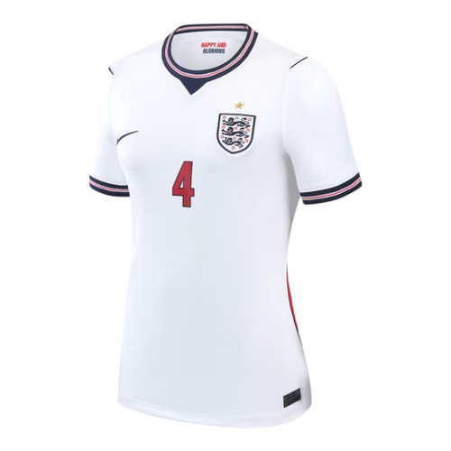 RICE #4 England 2026 Women's Home Shirt