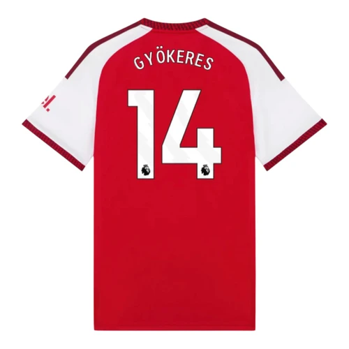 GYÖKERES #14 Arsenal 26/27 Authentic Men's Home Shirt - PL Font