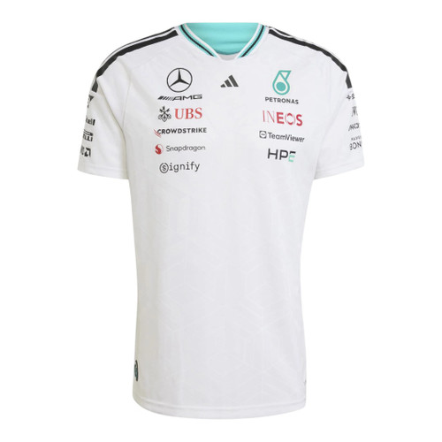 Mercedes-AMG 2026 White Authentic Driver Tee